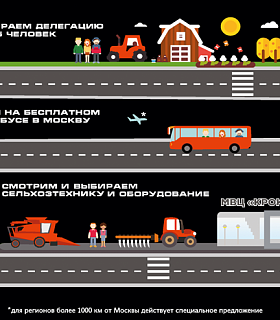 Региональные делегации едут на АГРОСАЛОН бесплатно